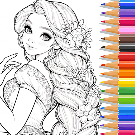 Princess ColoringDrawing Game MOD Unlimited Money 1.801