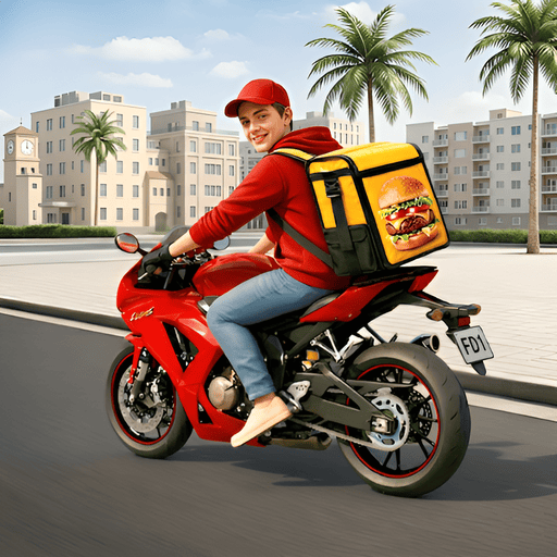 Rider Food Delivery Game Life MOD Unlimited Money 1.0