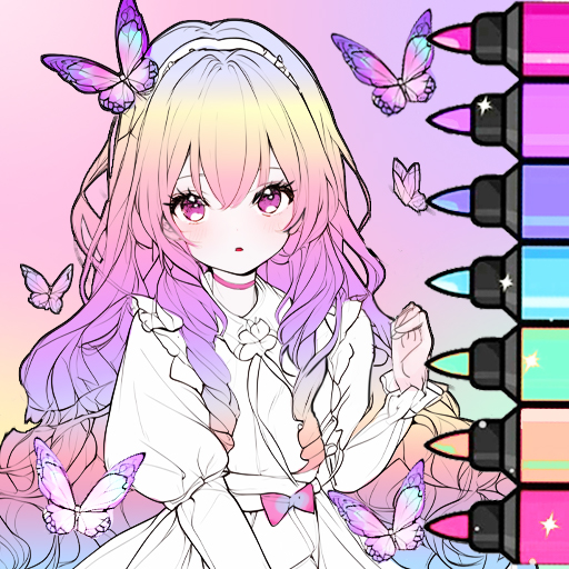 Coloring Book Draw Princess MOD Unlimited Money 1.3.9