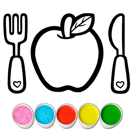 Coloring Meal for Kids Game MOD Unlimited Money 2.1